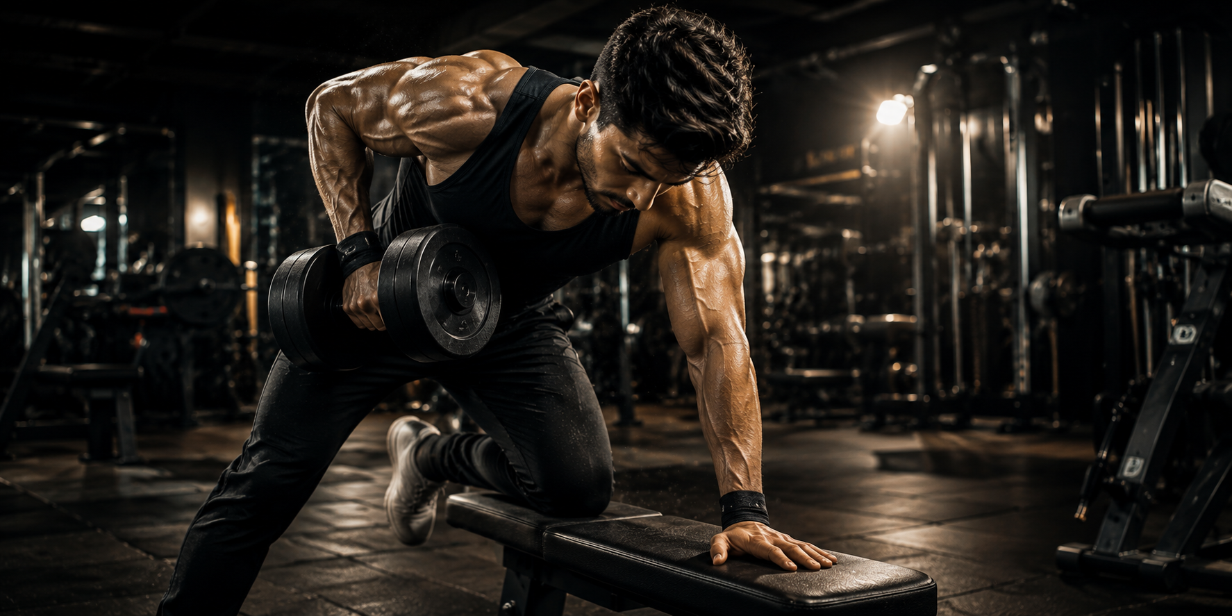 Real Gym Barbell Setup
